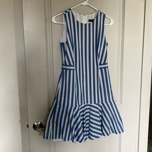 Blue and White Banana Republic Dress Flowy